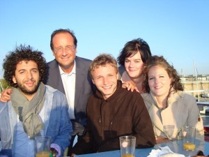 Les Jeunes Socialistes et François Hollande à La Rochelle 2010