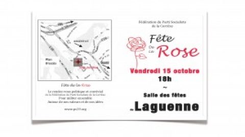 Fête de la rose le 15 octobre à Laguenne > Venez nombreux !