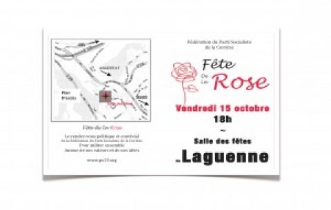 Fête de la rose le 15 octobre à Laguenne > Venez nombreux !