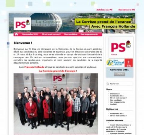 Lancement du blog de campagne pour les cantonales