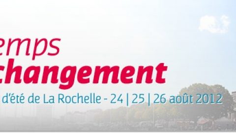 Université d’été du PS à La Rochelle – Les 24, 25, 26 août 2012