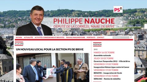 Le nouveau site internet de Philippe Nauche