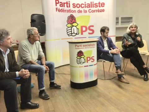 La députée européenne Karine Gloanec Maurin en visite en Corrèze