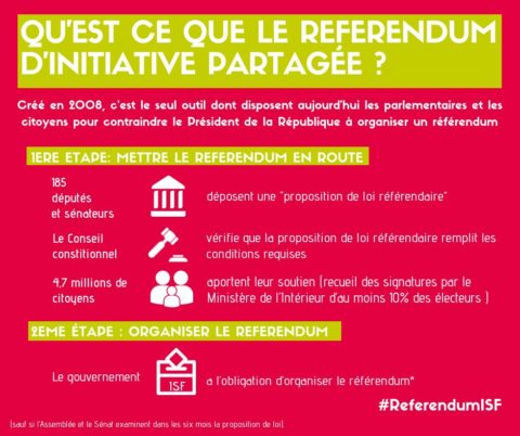 Pour un référendum d’initiative partagée : les corréziens peuvent participer concrètement au rétablissement de l’ISF !