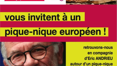 Pique-nique européen avec Eric ANDRIEU Dimanche 28 avril à TULLE