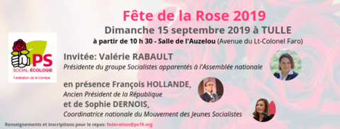 Fête de la Rose – Dimanche 15 septembre 2019 à TULLE
