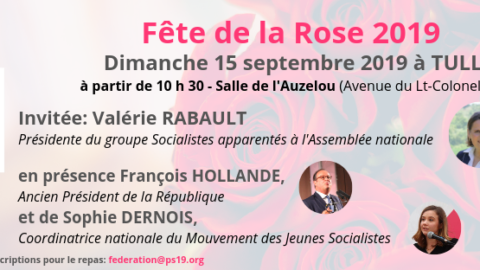 Fête de la Rose – Dimanche 15 septembre 2019 à TULLE