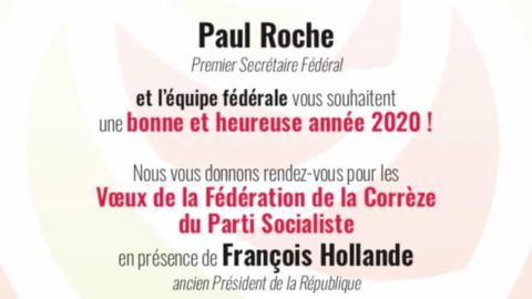 La Fédération de la Corrèze du Parti Socialiste vous présente ses meilleurs vœux pour l’année 2020 !